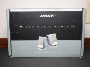 【美品】Bose M3 (Micro MusicMonitor) マルチメディアスピーカー(シルバー)【訳アリ】