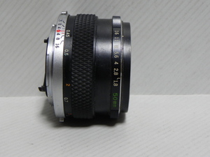 OLYMPUS OM-SYSTEM F.ZUIKO AUTO-s 50mm/f1.8 レンズ(難有品)