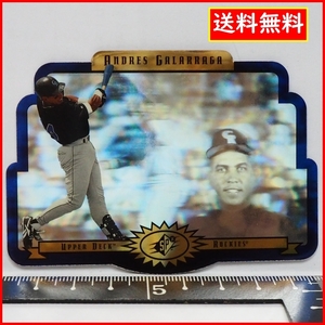 Upper Deck SPX #25【Andres Galarraga(ROCKIES))Gold parallel金ゴールド】1996年DIE CUT 3DレンチキュラーMLBメジャーリーグ野球カード