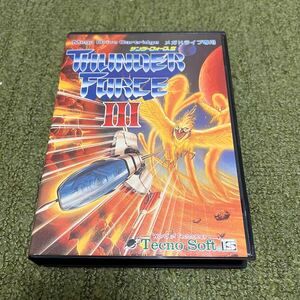 サンダーフォースIII サンダーフォース3 セガ メガドライブ SEGA MD THUNDER FORCE 箱説付 中古品