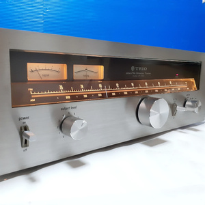 【昭和 ビンテージ】TRIO KT-7100 AM/FMステレオチューナー(1977年) 通電確認済み【ジャンク)