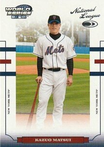 松井稼頭央 ルーキーカード 2004 DONRUSS WORLD SERIES RC ROOKIE