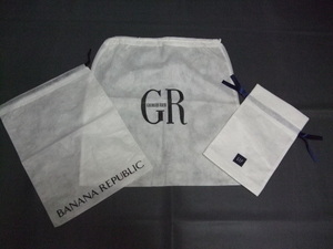 ★最終処分★お安く売ります★在庫一掃セールです★必見★GEORGRS★RECH★BANANA★REPUBLIC★GAP★綺麗～な★巾着袋★保存袋★3枚セット★