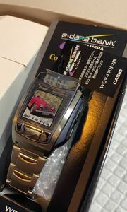 CASIO デジタル カシオ WQV-10DJ-2JRカラーディスプレイリストカメラ メタルバンド未使用品