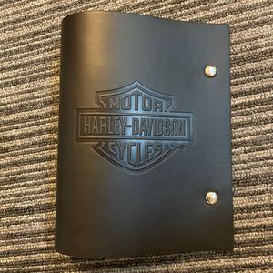 送料無料！Harley-Davidson ハーレー　純正車検証ケース レザー調