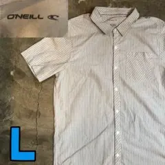 T1174 ONEILL ストライプシャツ ノームコア 流行り 古着