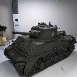 タミヤラジコン1/16M4シシャーマン戦車フルオペレーション