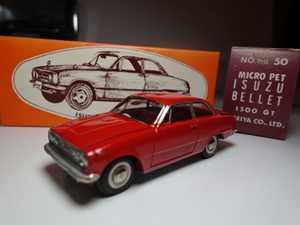 ISUZU BELLET 1500 GT 　NO.50 1/43? いすゞ　ベレット　大盛屋　チェリカフェニックス　ミクロペット　モデルペット