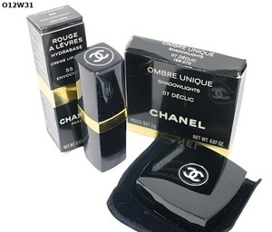 O12W31 コスメおまとめ CHANEL シャネル アイシャドウ 口紅 現状品 箱有 60サイズ