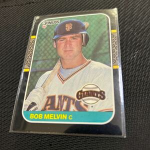 Donruss 1987 Bob Melvin SF Giants No.239