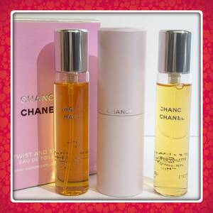 CHANEL シャネル ★CHANCE チャンス ツイスト&スプレイ オードゥトワレット 20ml×3本セット★残量多