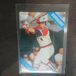 ◆ カルビープロ野球チップス 2012年 復刻版 1993年 近鉄バファローズ 大石大二郎 ◆ 