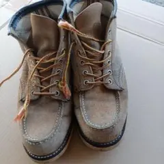 RED WING SHOES ベージュ スエード ワークブーツ