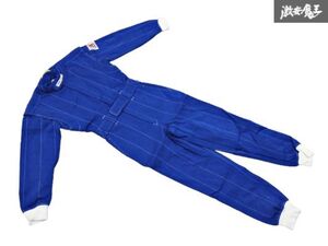 T●新品 NOMEX COMPETITION LICENSE Sサイズ レーシングスーツ つなぎ 作業着 ブルー 青