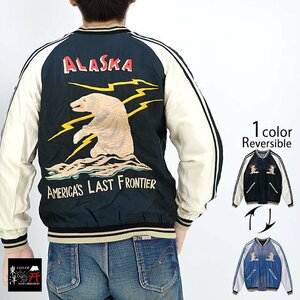 AGING MODEL Late 1950s Style アセテートスカジャン「POLAR BEAR×MOOSE」◆テーラー東洋 ブラックLサイズ TT15492-119 和柄