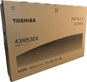 【未使用】東芝 REGZA 43M530X 液晶テレビ 4K 43V型 TOSHIBA レグザ 43インチ TV