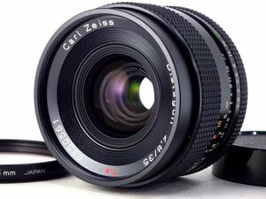 送料無料 CONTAX Carl Zeiss Distagon 35mm f2.8 T* MMJ 美品 完動 コンタックス プラナー カールツァイス カメラ レンズ 一眼レフ MF Lens