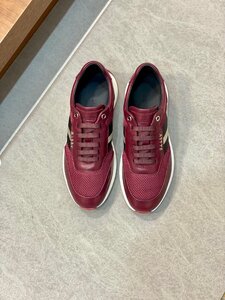 美品！　BALLY　バリー　スニーカー　スポーツ　メッシュ　レザー　牛革　靴　シューズ　39-44　サイズ選択可能