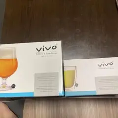 【新品未使用】　VIVO ダブルウォール１８０ml ビールグラス500ml