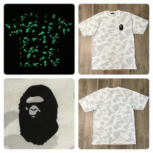 ★蓄光★ City camo APE HEAD Tシャツ Lサイズ a bathing ape BAPE エイプ ベイプ アベイシングエイプ 迷彩 y558