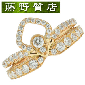 (新品仕上げ済）ショーメ CHAUMET ジョゼフィーヌエクラ フローラルダイヤリング K18 PG × ダイヤモンド 082669 証明書 8681