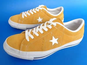 13262■美品 CONVERSE ONESTAR J MADE IN JAPAN コンバース ワンスター 黄 白 マスタード からし 61/2 25 cm ビンテージ