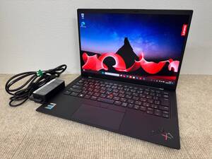 【美品】Lenovo ThinkPad X1 Carbon Gen11 第13世代 Core i5-1335U 16GBメモリ M.2 SSD 256GB 14インチ FHD [NB020]