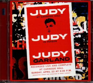 Judy Garland Live At Carnegie Hall 輸入盤 CD 2枚組 ジュディ・ガーランド