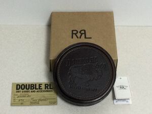 新品未使用！RRL ダブルアールエル デボスド レザー コースター セット