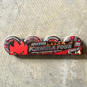 新品 SPITFIRE FORMULA FOUR CONICAL FULL 101 DURO 53mm スピットファイア フォーミュラフォー コニカルフル ウィール ホワイト スケボー