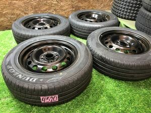 三菱純正 14inch 5.5j × 185/65R14 PCD100 4穴 ミラージュ ランサー ランサーワゴン リベロ