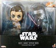 中古フィギュア レイ＆カイロ・レン(2体セット) 「スター・ウォーズ/スカイウォーカーの夜明け」 コスベイビー サイズS