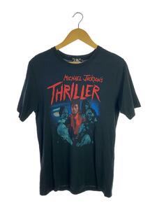 HYSTERIC GLAMOUR◆MICHAEL JACKSON_THRILLER_Tシャツ/S/コットン/BLK/02182CT02