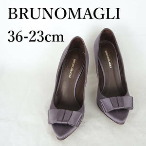 MK2087*BRUNOMAGLI*ブルーノマリ*レディースパンプス*36-23cm*パープル