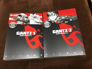 英語版コミック　Gantz ガンツ　1巻と2巻のセット　奥浩哉