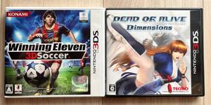 【中古ソフト】【3DS】 DEAD OR ALIVE Dimensions & Winning Eleven 3D Soccer