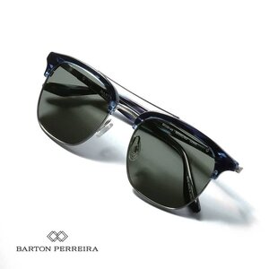 ◆【BARTON PERREIRA(バートンペレイラ)/ツーブリッジサーモントブローウェリントン型コンビネーションサングラス(LENOX)[bpa2450061]