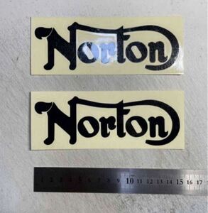 バイク　 ファッション　 ノートン　 Norton 切り文字ステッカー　 カッティングステッカー　 防水仕様　 ドレスアップ　 カスタム