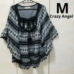 秋冬 レディース Crazy Angel 幾何学模様 チュニック M