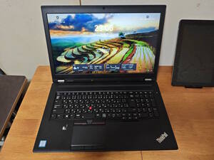 ThinkPad P71 7820hq Quadro P4000(8Gb) Mem32GB SSD512GB 17.3液晶 最強モバイルワークステーション