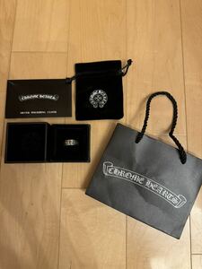 クロムハーツ CHROME HEARTS スクロールラベルリング　指輪　検　セメタリー　ゴローズ　エルメス　ブレスレット