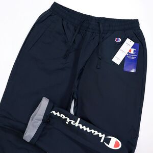 ★チャンピオン Champion 新品 定価6490円 ウインドブレーカー 裏起毛 撥水 保温 防風 パンツ 紺 [C3QSD25-370-XXL] 四 零★QWER