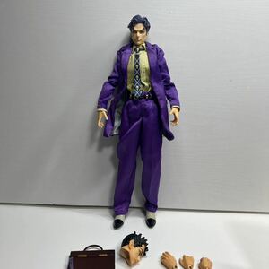 112028 RAH メディコムトイ 1/6 ジョジョ フィギュア 承太郎 吉良吉影 腰破 損修復あり　ジャンク