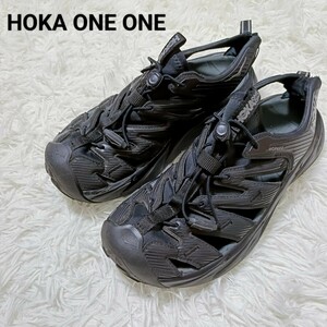 ホカオネオネ HOKA ONE ONE HOPARA ホパラ マウンテンサンダル ハイキング 黒色 ブラック メンズ