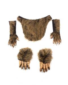 アメリカ製 ザゴーニ スタジオ コスプレ モンスター ハロウィン ブーツ 仮装 衣装 3点セット Zagone Studios＜Brown Furry Beast＞