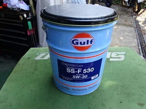 GULF ペール缶イス　クッション新品です。