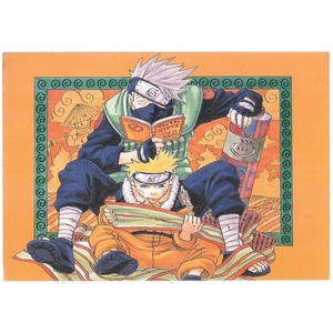 絵葉書 アニメ ナルト NARUTO カカシ JUMP FESTA 2001 未使用 ポストカード イラストカード 岸本斉史