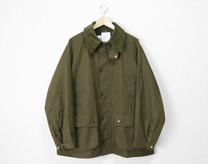 ★超美 Barbour × UNITED ARROWS ◆22AW OVERSIZE SOLID BEDALE オリーブ サイズ42 ビデイル バブアー ユナイテッドアローズ ◆WX4