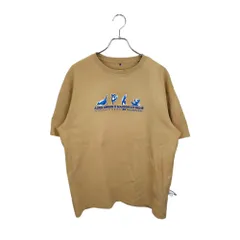 MAISON KITSUNE メゾンキツネ 2021FW ×ADER ERROR ロゴ 半袖 Tシャツ BKKFWHT02BG2 A2 ベージュ