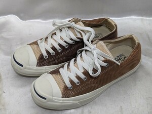 Converse Jack Purcell コンバース ジャックパーセル コーデュロイ ローカットスニーカー 1CL356 サイズ：24.5cm カラー：ブラウン